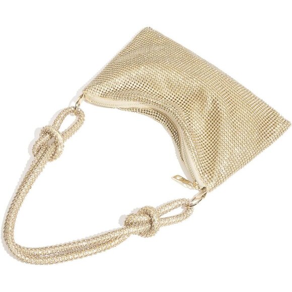 Rhinestone Purse for Women Evening Bag Glitter Sparkly Mini Handbags - Picture 4 of 8